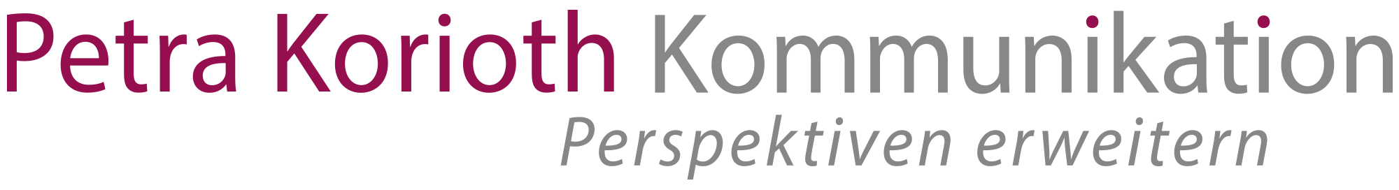 Logo von Petra Korioth